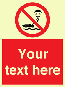 Custom No parasailing